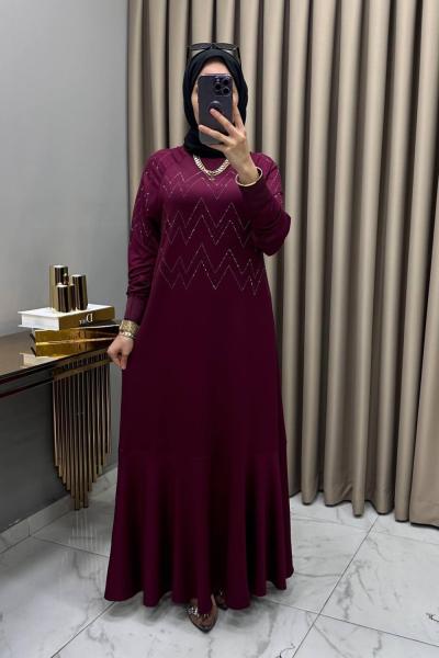 Aleyna Abiye Elbise Fuşya Fuşya