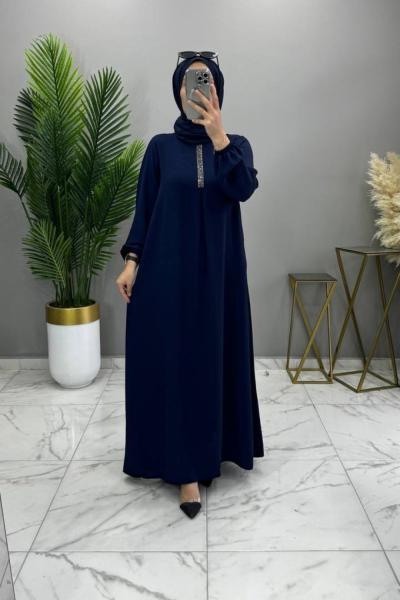 Almina Elbise Lacivert Lacivert