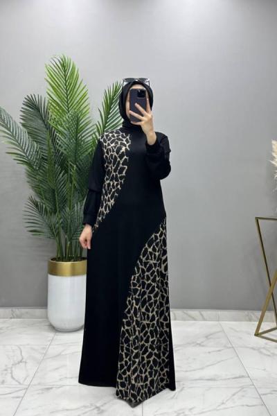 Alya Elbise Leopar  Leopar