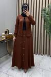 Arzu Takım Kahve Kahverengi