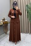 Arzu Takım Kahve Kahverengi