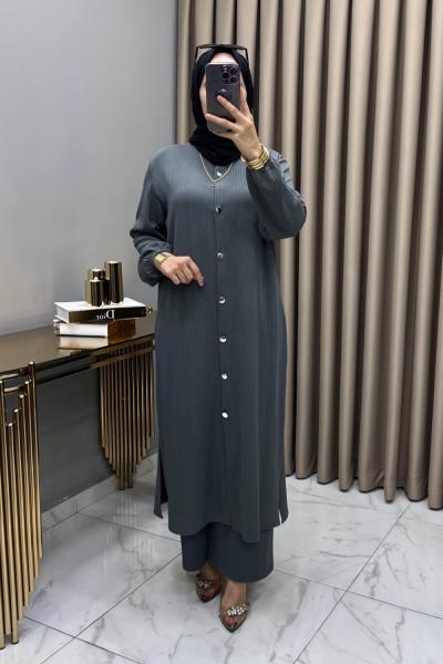 Arzu Takım Füme Füme