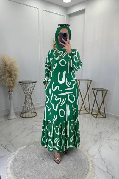 Asenat Elbise Zümrüt  Zümrüt