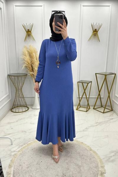 Asil Elbise İndigo Mavi İndigo