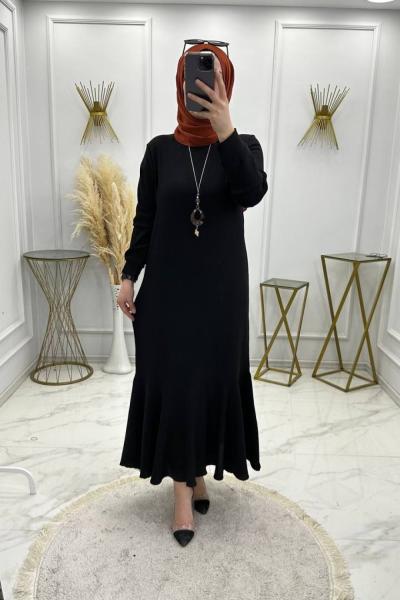 Asil Elbise Siyah Siyah