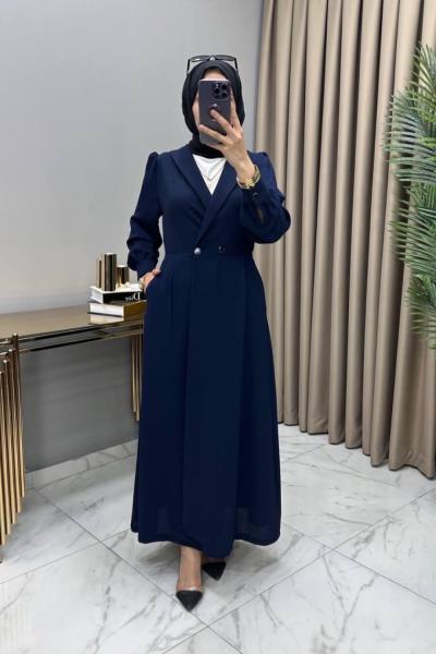 Aslıhan Cepli Kap Lacivert  Lacivert