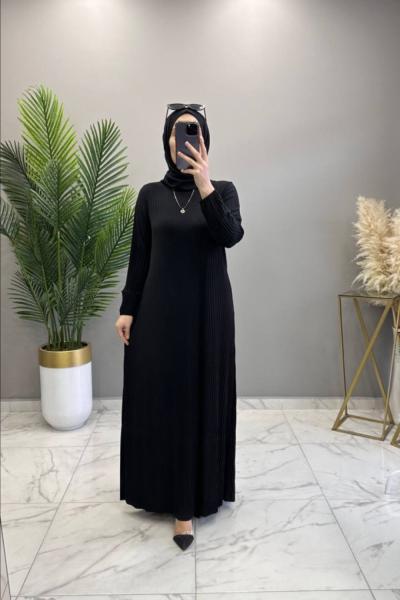 Asude Elbise Siyah Siyah