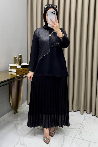 Aybala Takım Siyah  Siyah