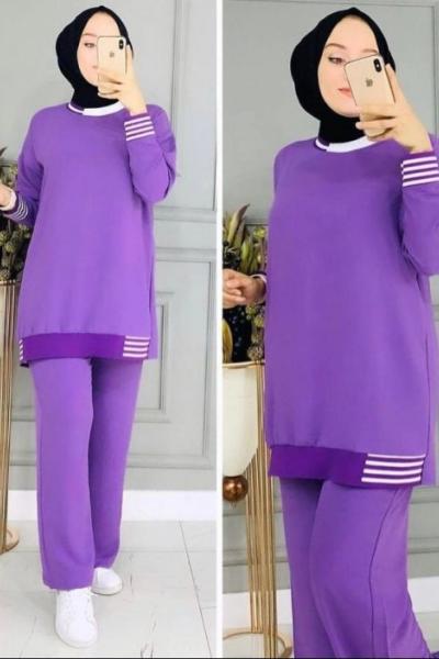 Ayrobin Takım Mor Mor