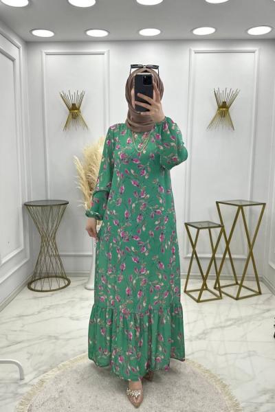 Bade Elbise-Yeşil Yeşil