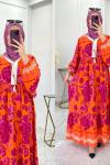 Bahar Elbise Oranj oranj