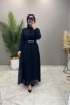 Banu Elbise Lacivert  Lacivert