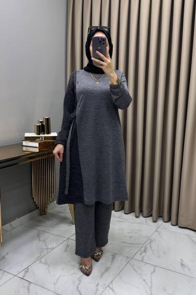 Bedia Takım Füme Füme