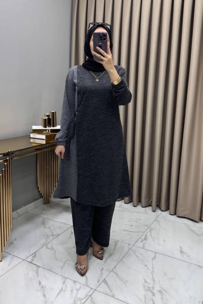 Bedia Takım Siyah Siyah