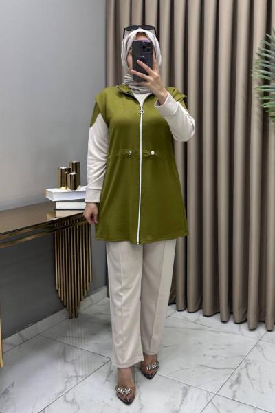 Begonya Üçlü Takım Yağ Yeşili Yağ Yeşili