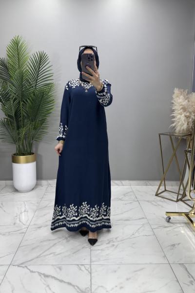 BERFÜ ELBİSE LACİVERT  Lacivert