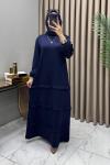 Bergen Elbise Lacivert Lacivert