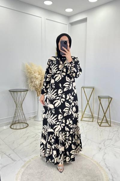 Beril Elbise Siyah Siyah