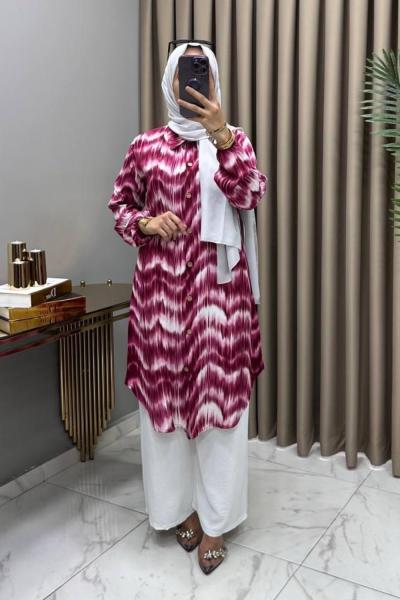 Berre Tunik Fuşya Fuşya