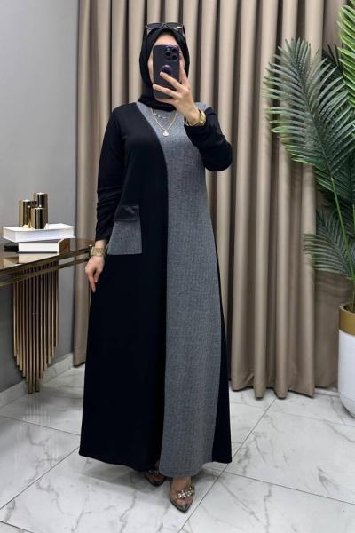 Betül Elbise Füme Füme