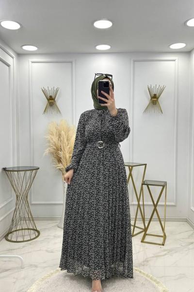 Beyza Elbise Siyah Siyah