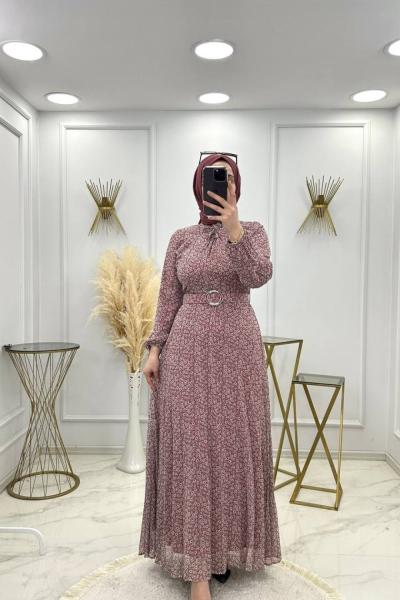 Beyza Elbise Pudra Pudra