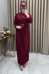 Bircan Elbise Bordo  Bordo