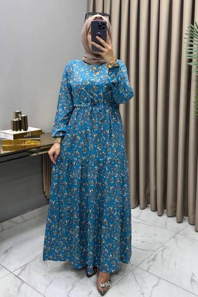 Buket Elbise Turkuaz Turkuaz