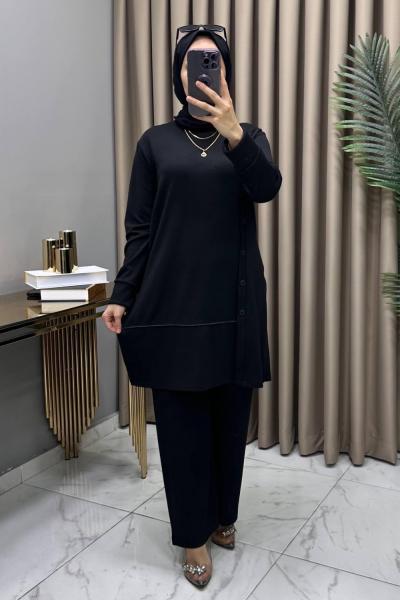 Burcu Takım Siyah  Siyah