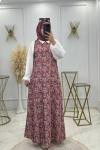 Buse Elbise Bordo