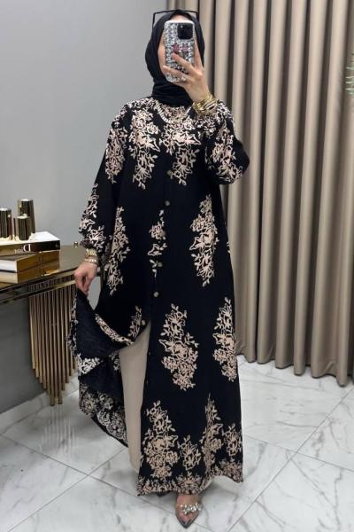 Cansu Takım Siyah Siyah