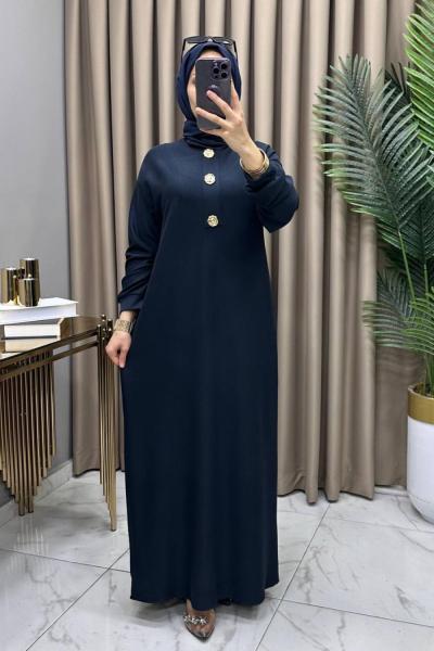 Cazibe Elbise Lacivert  Lacivert