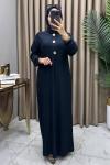 Cazibe Elbise Lacivert  Lacivert
