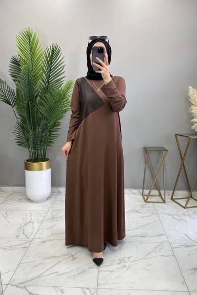 Cemre Elbise Kahve Kahverengi