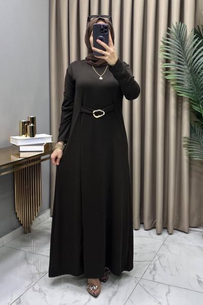 Cevher Elbise Kahve  Kahverengi