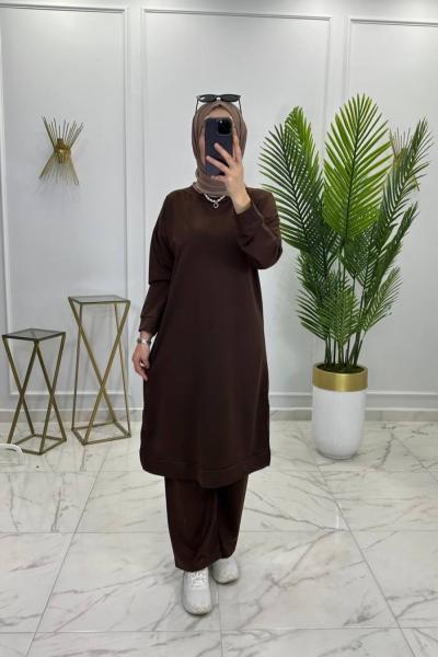 Cevher Takım Kahve  Kahverengi