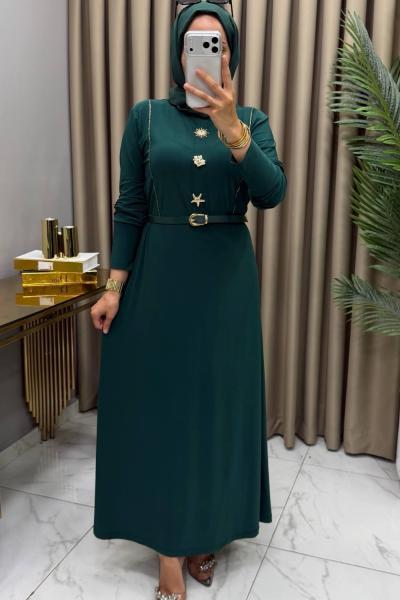 Ceyda Elbise Zümrüt  Zümrüt