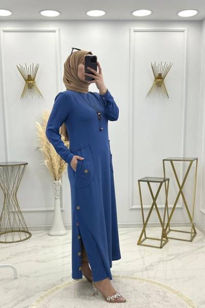 Ceylin Elbise İndigo İndigo