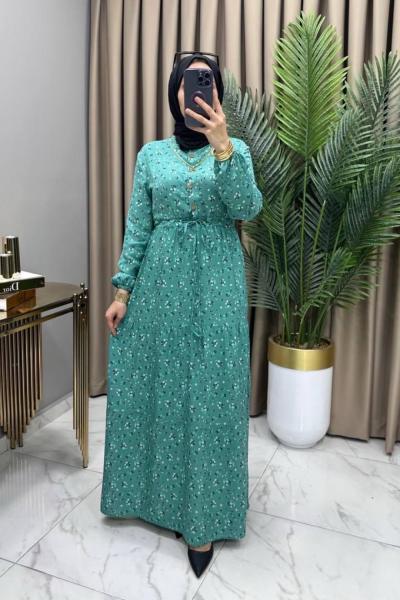 Çiğdem Elbise Mint Mint Yeşili