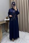 Damla Abiye Elbise Lacivert Lacivert