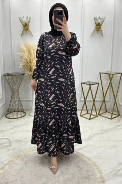 Deniz Elbise Siyah Siyah Ekru