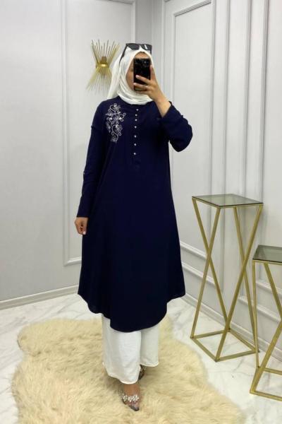 Deniz Takım Pantolon Tunik Lacivert