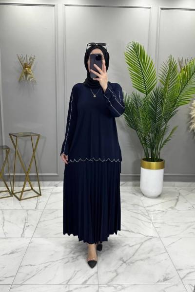 Didem Taşlı Takım Lacivert Lacivert