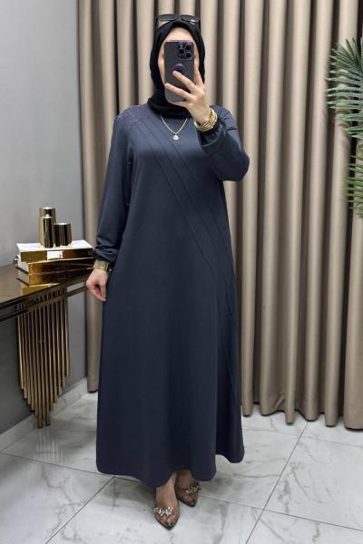 Dilan Elbise Gri Gri