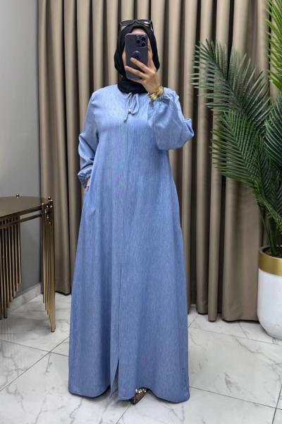 Dilay Kot Ferace Açık  Mavi kot mavi