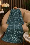 Dilek Elbise Petrol Yeşil Petrol Yeşili