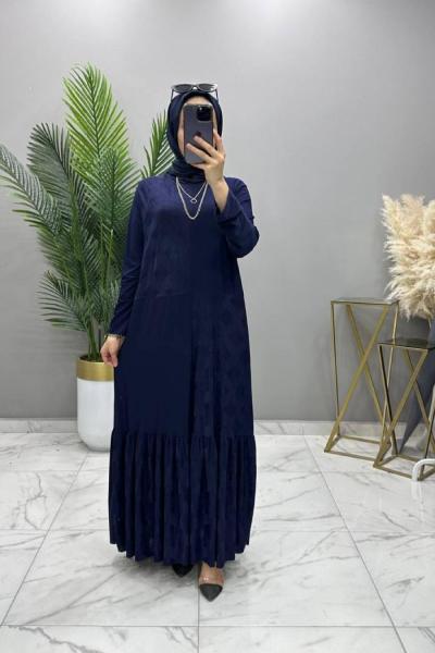 Dilşah Elbise Lacivert Lacivert