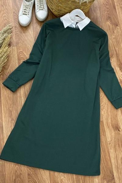 Dolgu Kumaş Tunik Yeşil Yeşil