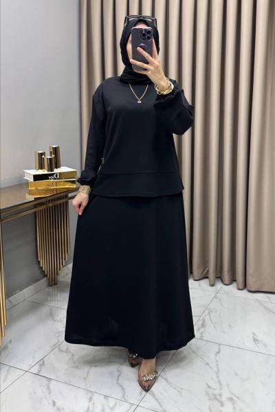 Duru Takım Siyah Siyah