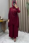 Duygu Takım Bordo Bordo
